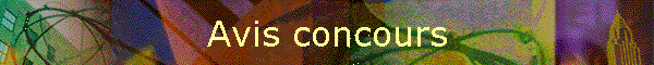 Avis concours